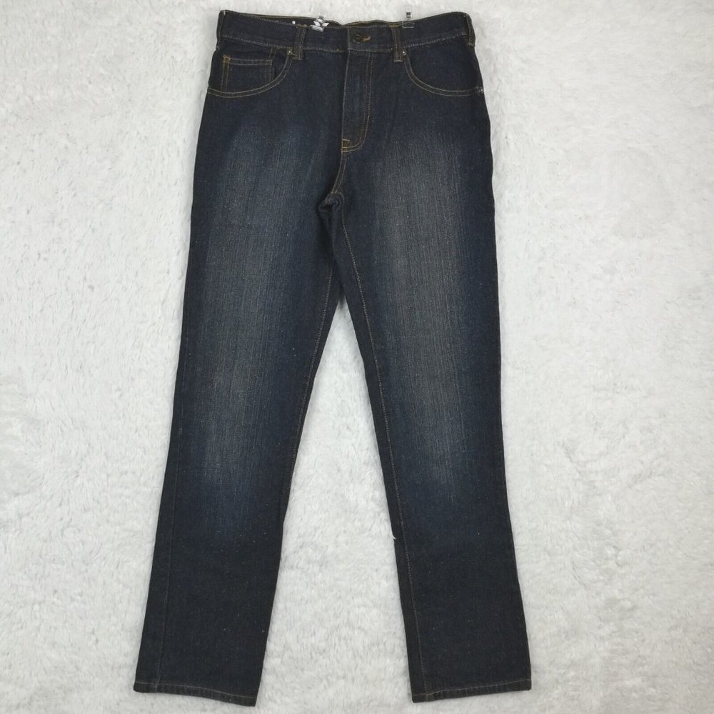 Hurley Boys Jeans 84 Slim Blue‎ Denim Dark Rinse Wash Youth 20